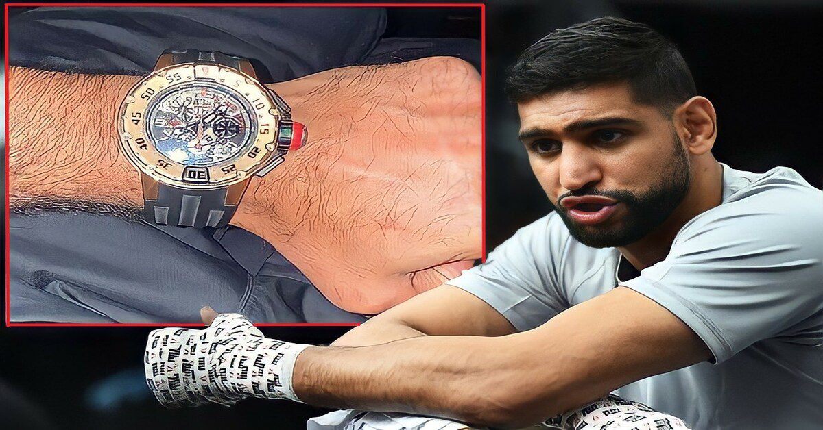 amir khan has his watch stolen with faryal makhdoom no smoke boxing news