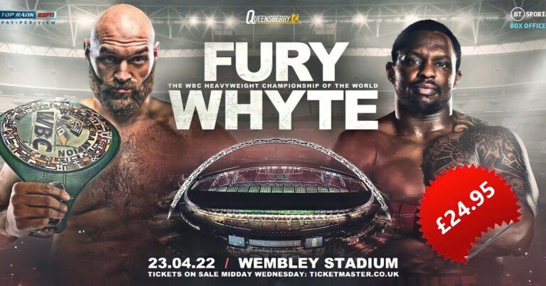 tyson fury vs dillian whyte ppv price no smoke boxing news