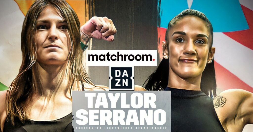 katie taylor vs amanda serrano start time no smoke boxing news