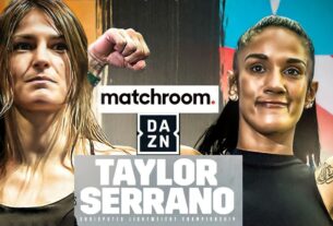 katie taylor vs amanda serrano start time no smoke boxing news
