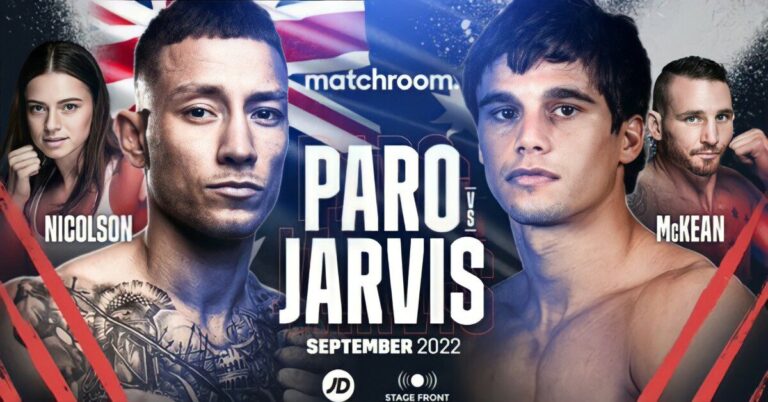 PARO JARVIS KICKS OFF NEW ERA FOR MATCHROOM IN AUSTRALIA