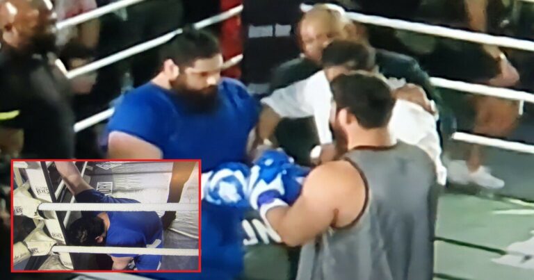 Iranian Hulk Loses To Kazakh Titan In A Glorified Pub Fight