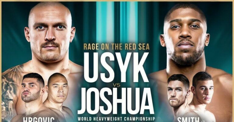 USYK VS JOSHUA 2 UNDERCARD CONFIRMED