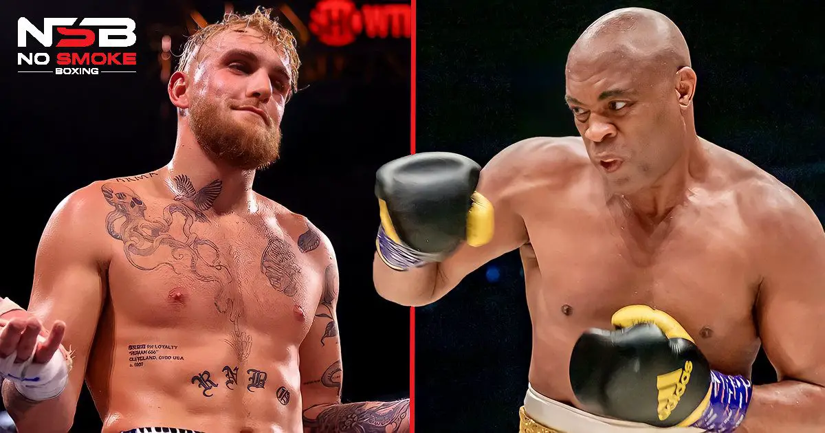 Jake Paul vs Anderson Silva UK TV