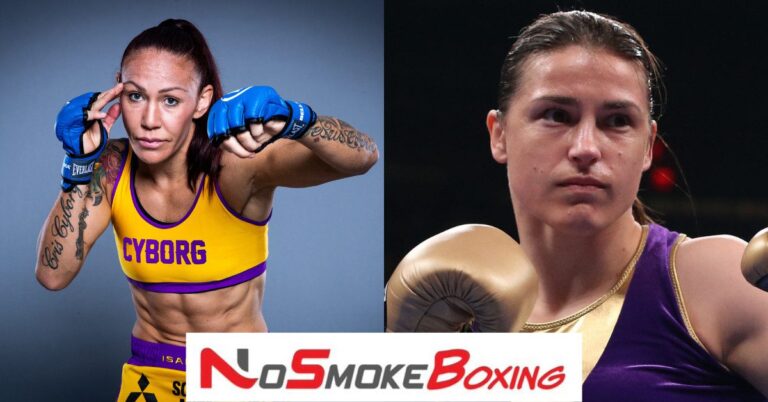 Cris Cyborg Open To Crossover Super Fight With Katie Taylor If Irish Star Makes Same Sacrifice Mayweather Made Against McGregor
