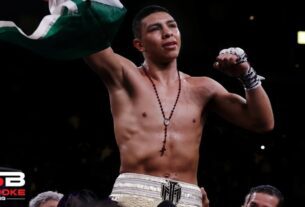 Jaime Munguia Improves To 41-0 With Third Round Finish Of Gonzalo Coria Calls for GGG fight in 2023