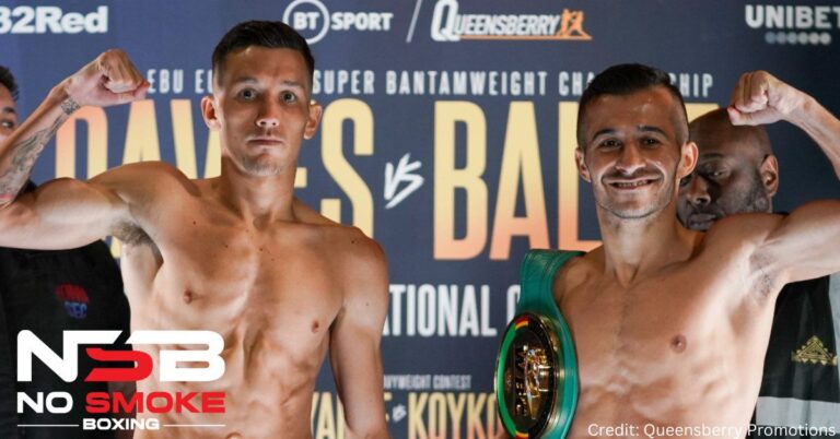 Davies vs Baluta: Start Times, Fight Card, TV Channel And Main Event Ring Walk Times