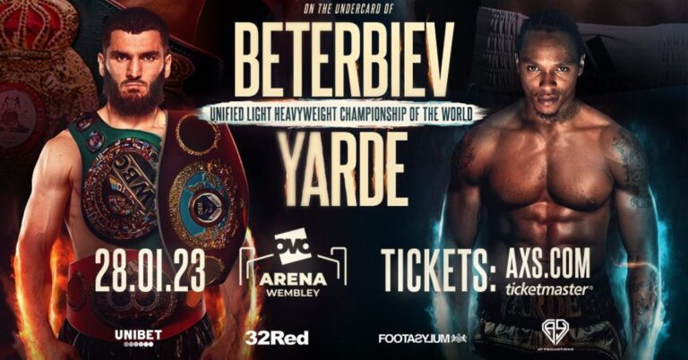 World Title Fight Lands On The Beterbiev vs Yarde Undercard