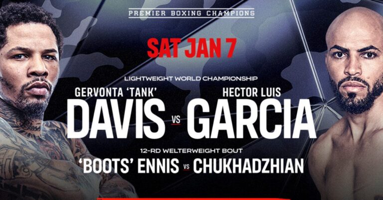 Gervonta Davis vs Hector Luis Garcia UK TV Confirmed For Jan 7 Fight