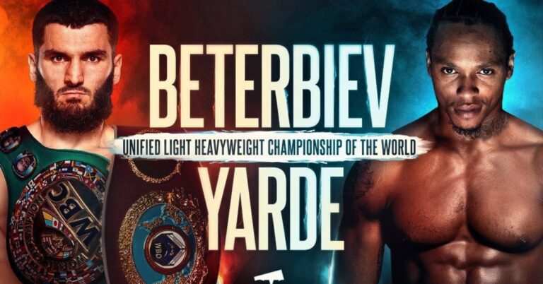 Beterbiev vs Yarde Date, UK Start Time, TV Channel, Tickets