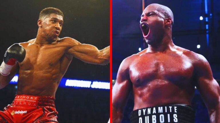 Anthony Joshua Sparring Multiple Amateurs at ONCE in Build-Up to Dubois Clash