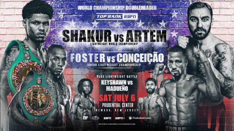 Boxing This Weekend: July 5 - 7, 2024 - Shakur Stevenson, Johnny Fisher, Diaz vs Masvidal, and MORE