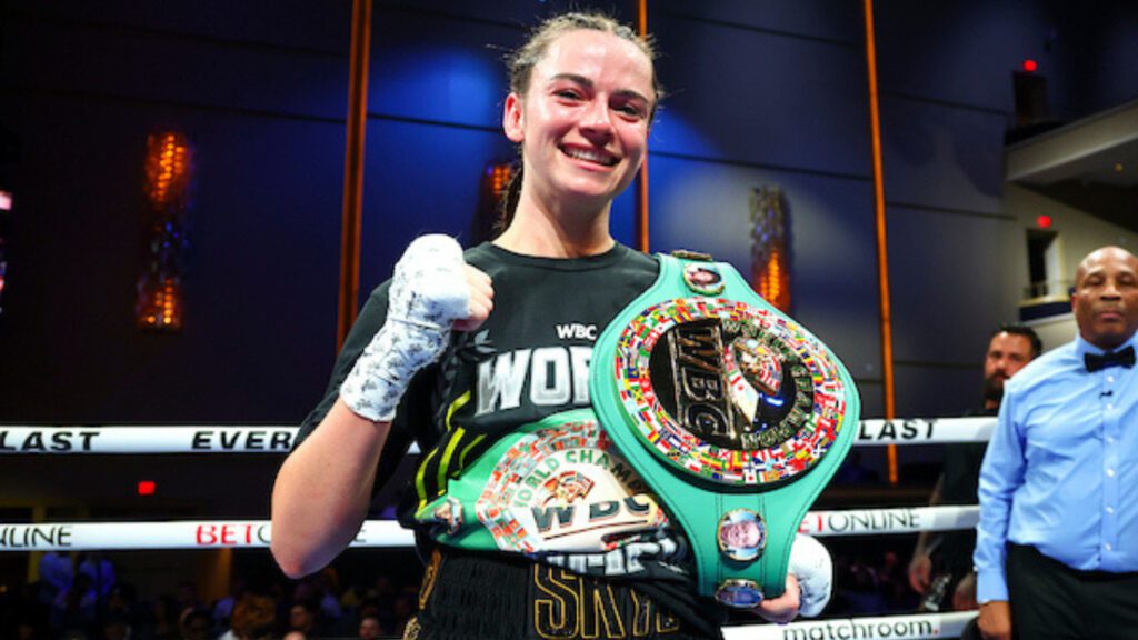 Skye Nicolson knows that a win on July 13 would set up big fights with Karriss Artingstall and Raven Chapman alongside an Aussie homecoming