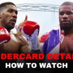 Joshua vs Dubois Undercard and How To Watch