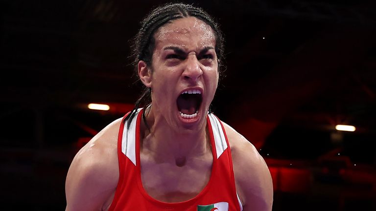 Imane Khelif wins Bronze and declares 'I am a woman'.