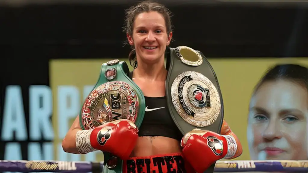 Terri Harper previously won the WBC and IBO world titles at super featherweight