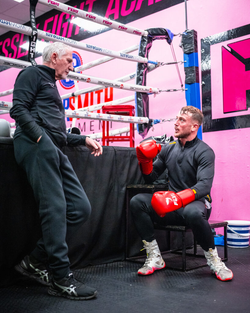 Brad Pauls With Veteran Trainer Terry Steward