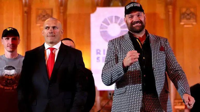 Fury and Usyk are set to fight on Saturday for the second time.