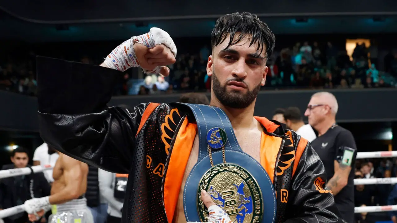 image of Adam Azim with European title 