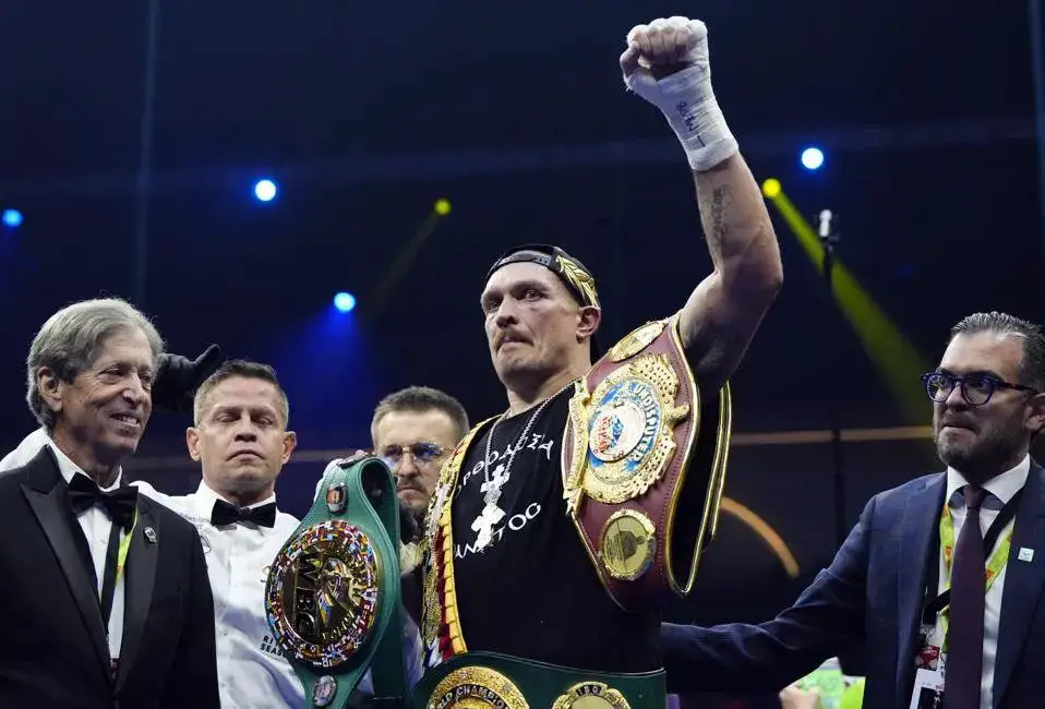 Usyk defeated Tyson Fury for the second time in December.