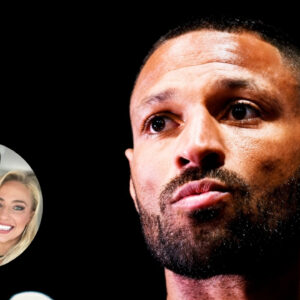 Ebanie bridges and kell brook welcome baby boy