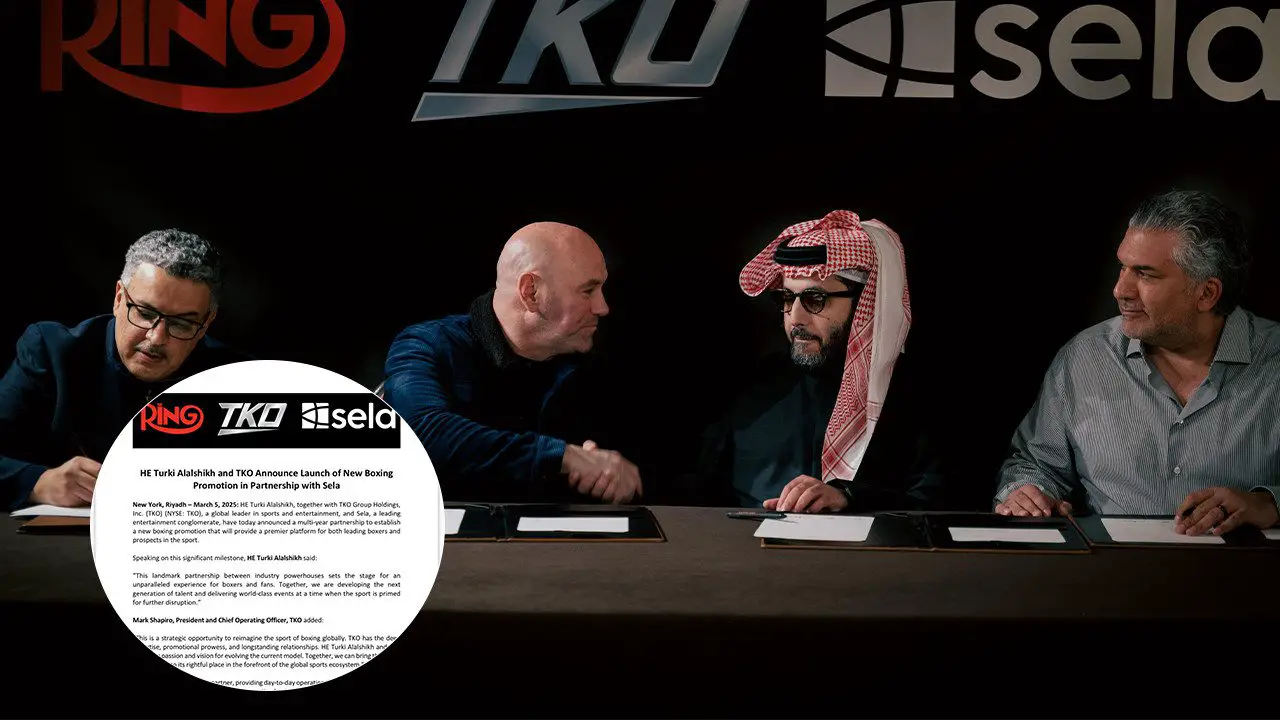 Turki Alalshikh and Dana White announce new boxing promotion