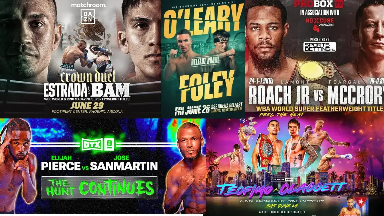 Boxing this weekend june 28 30