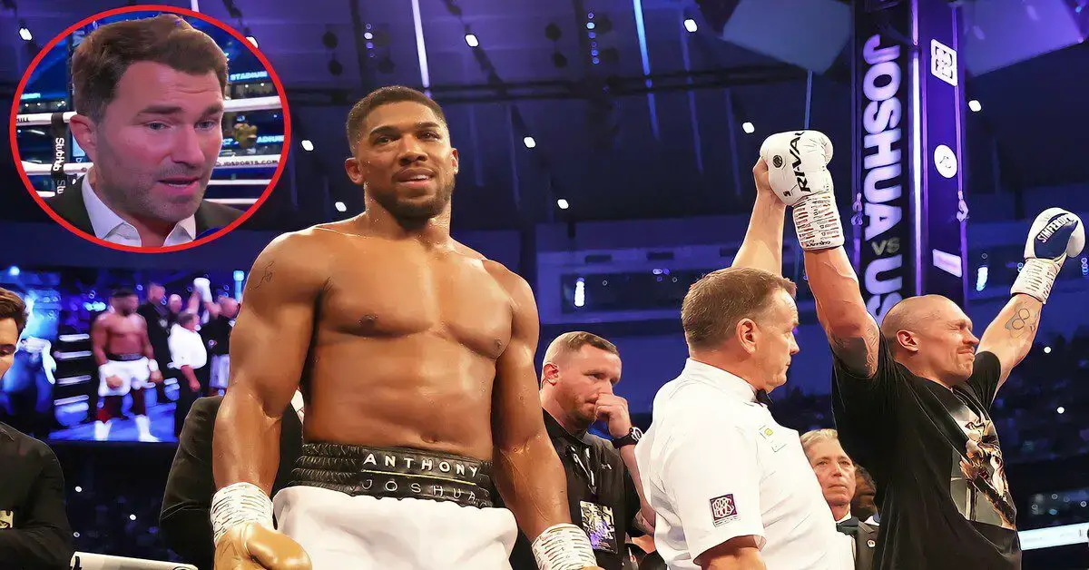 oleksandr usyk vs anthony joshua rematch eddie hearn 1