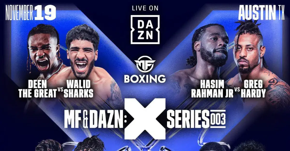 Greg Hardy Replaces Vitor Belfort at MF DAZN X Series 003