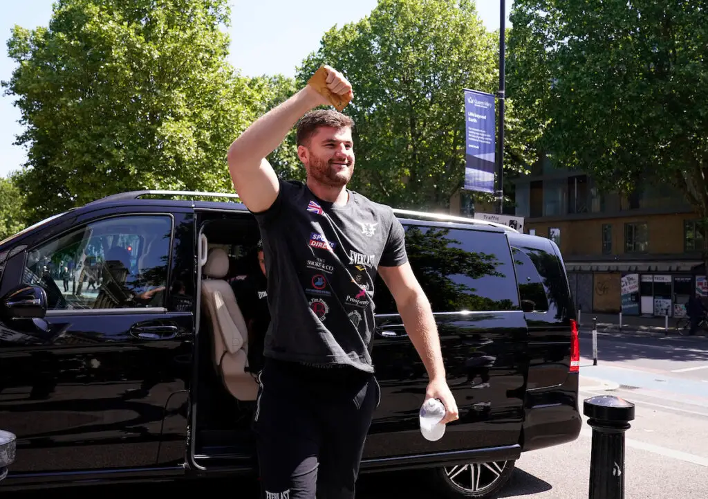 Johnny Fisher vs Dave Allen 2 Fight Time and Undercard 3 Johnny Fisher arriving for the press conference for Johnny Fisher vs Dave Allen 2. Credit: Dave Thompson Matchroom Boxing