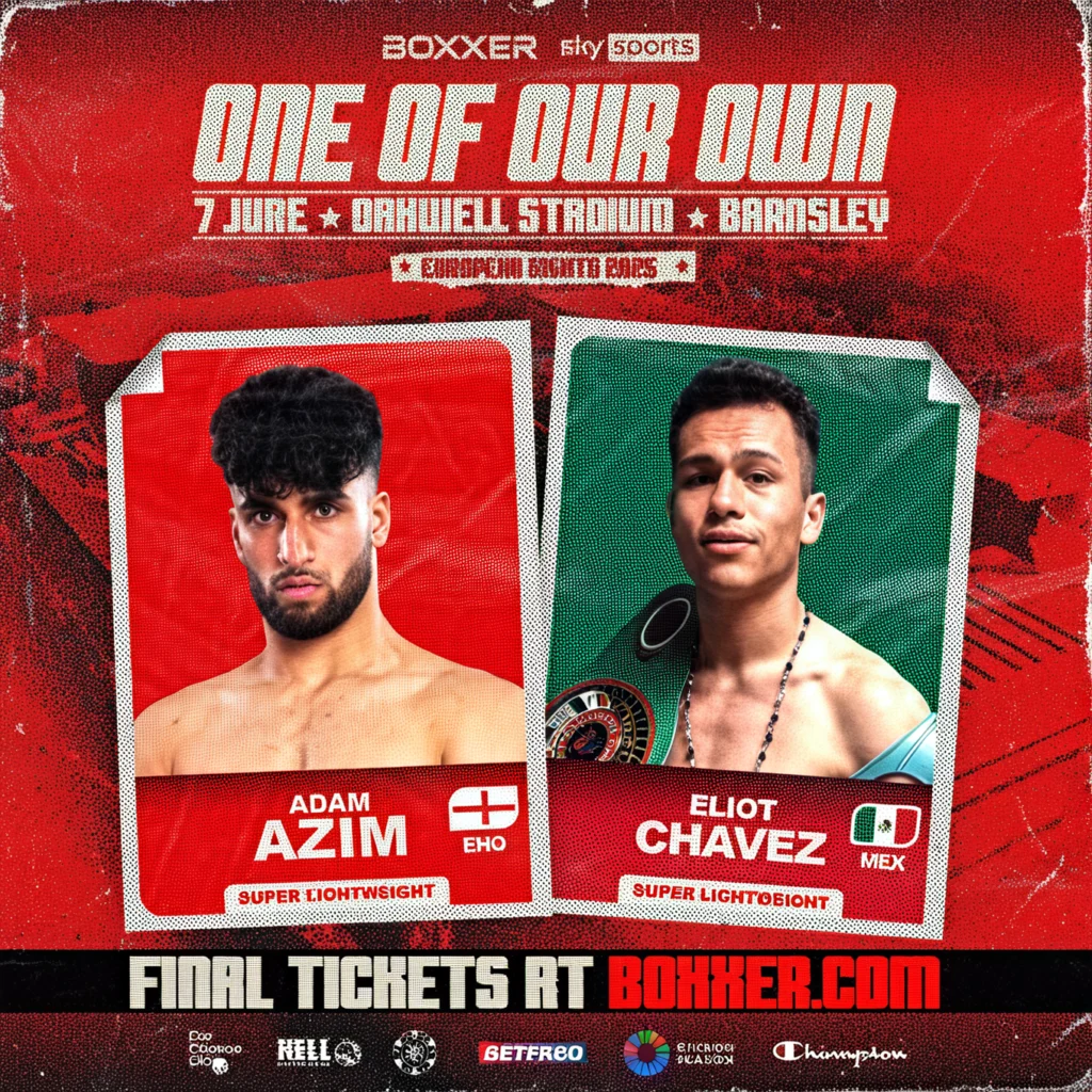 Official fight poster released for Adam Azim vs Eliot Chavez