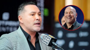 Oscar De La Hoya Has Dig at Dana White Over Canelo vs Crawford Involvement
