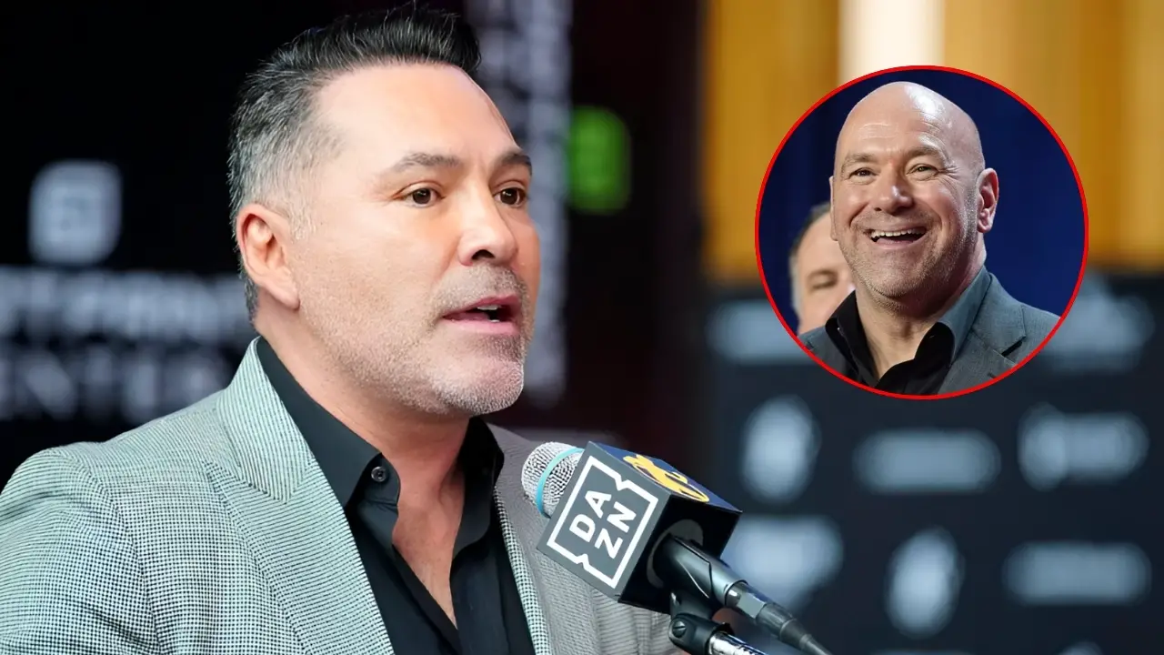 Oscar De La Hoya Has Dig at Dana White Over Canelo vs Crawford Involvement