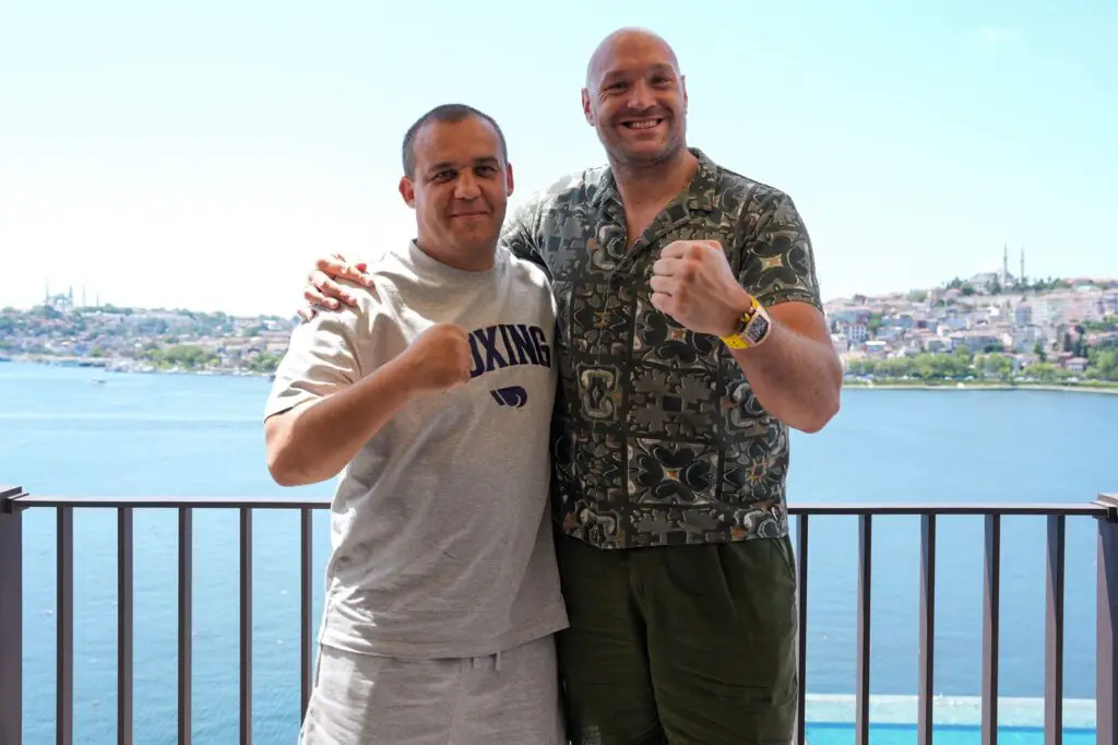 Tyson Fury Offered World Title Fight in ‘Beautiful Farewell’ for 36-Year-Old Champion 2 Tyson Fury with IBA President Umar Kremlev