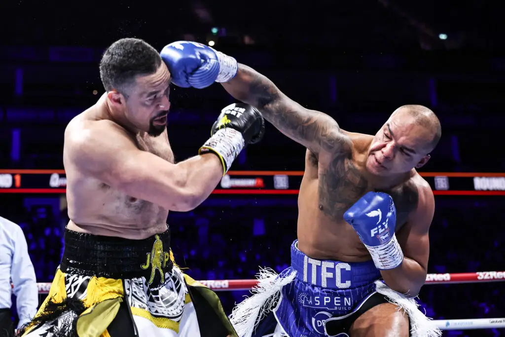 LONDON, ENGLAND. OCT 25: Joseph Parker v Fabio Wardley fight night at London’s 02 Arena, Greenwich, London, England on the 25th October 2025. Queensberry Promotions. Credit: Queensberry/Leigh Dawney