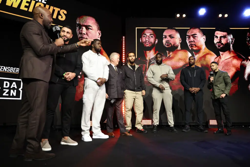 LONDON, ENGLAND. OCT 25: Joseph Parker v Fabio Wardley fight night at London’s 02 Arena, Greenwich, London, England on the 25th October 2025. Queensberry Promotions. Credit: Queensberry/Leigh Dawney