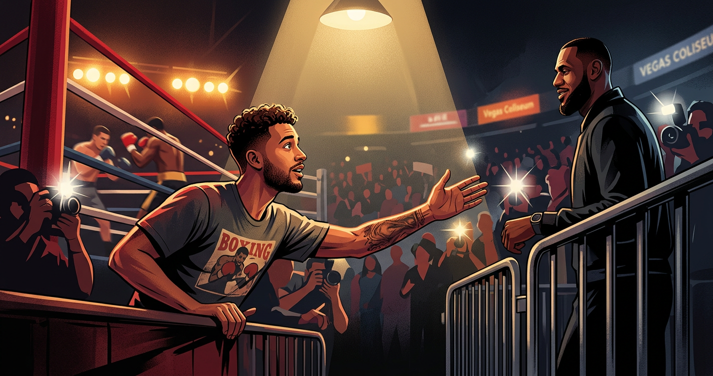 Boxing Fan Vows to Stop Washing Hand After Meeting LeBron