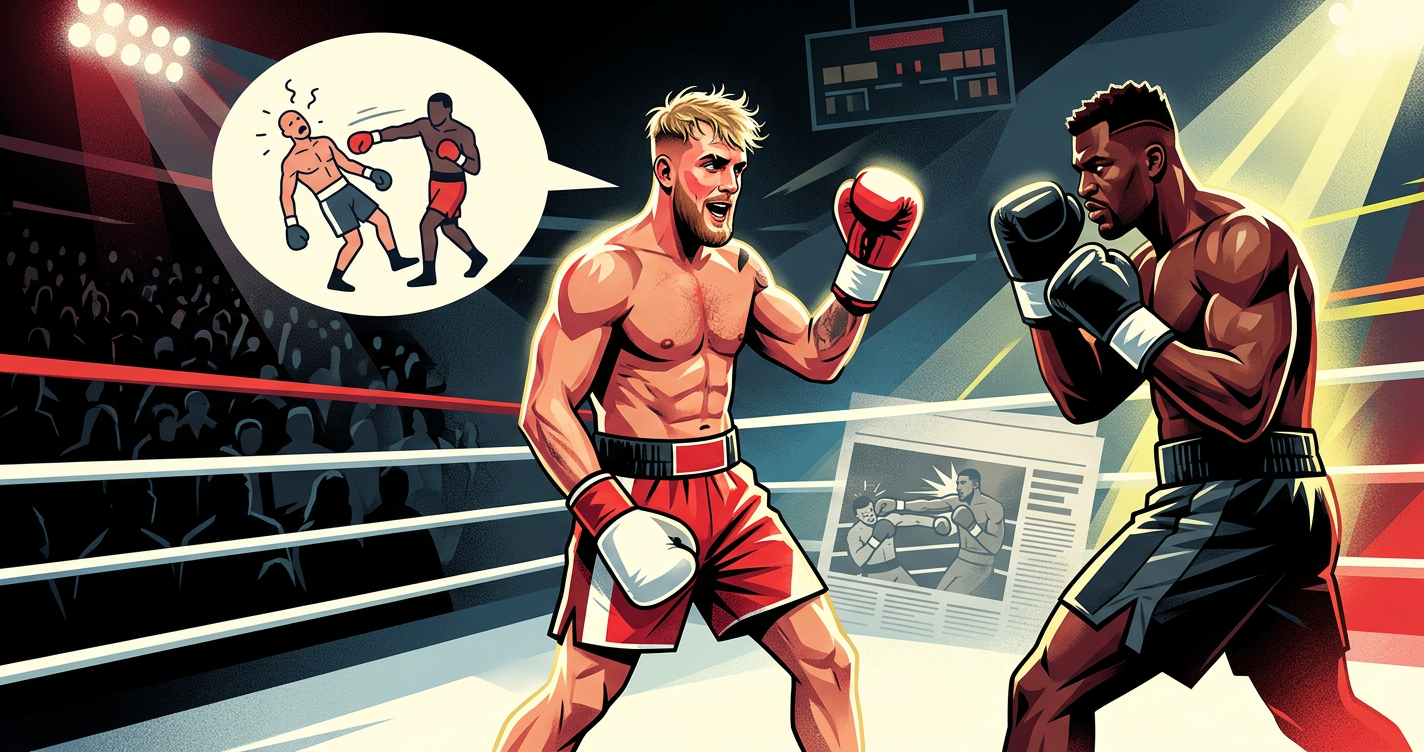 Jake Paul Targets Francis Ngannou Dubbing Him Terrible Boxer
