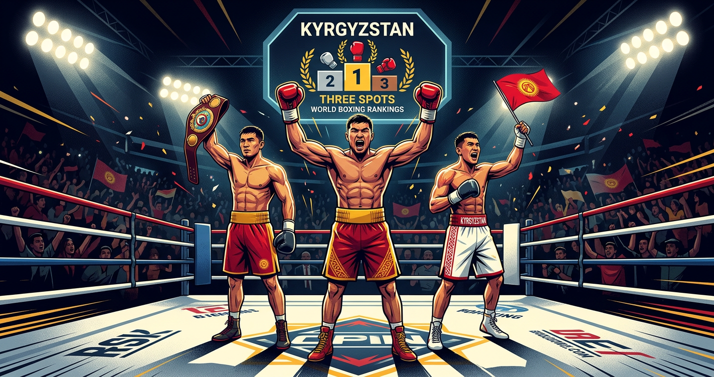 Kyrgyzstan secures three spots in latest World Boxing rankings