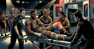 Heavyweight Moses Moody Taken to Hospital After Knee Injury