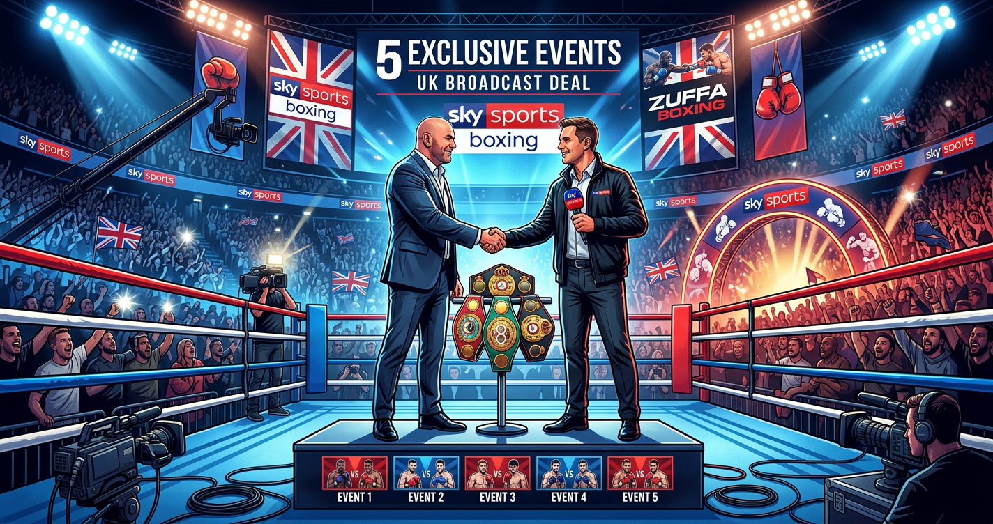 Zuffa Boxing and Sky Sports sign five event UK deal