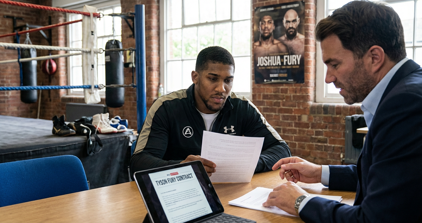 Anthony Joshua Receives Tyson Fury Contract But Considers Preliminary Bout