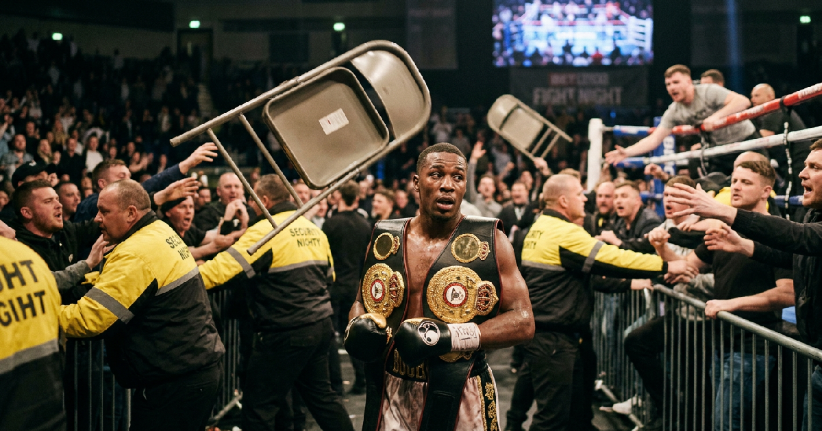 Boxer Targeted in Violent Ring Riot After Winning Fight