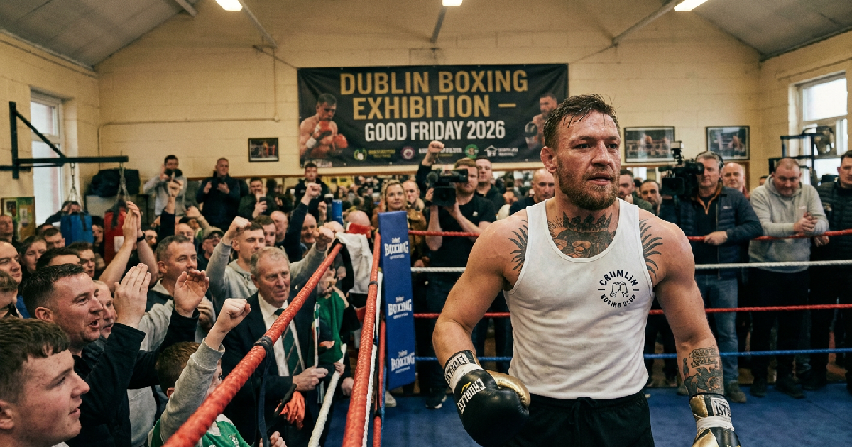 Conor McGregor returns to boxing ring for Dublin exhibition