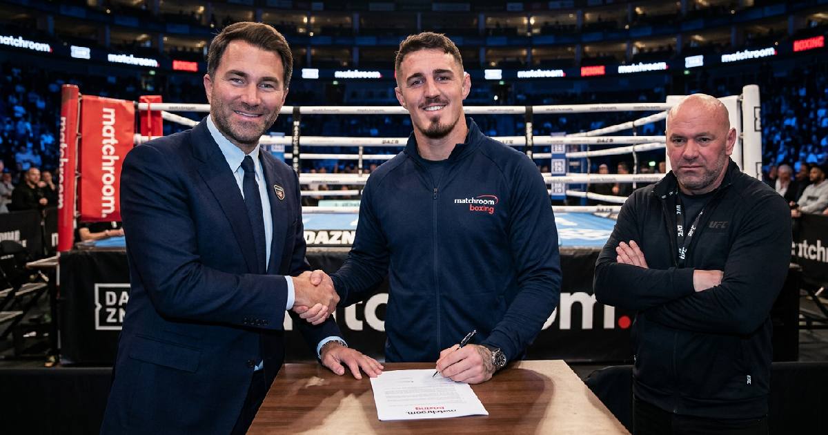 Eddie Hearn signs Tom Aspinall in blow to Dana White
