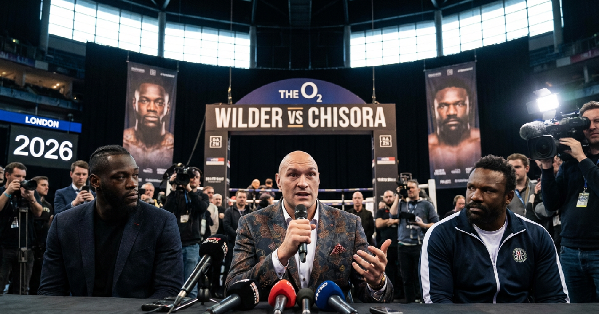 Fury Sounds Alarm on "Sloppy" Wilder vs Chisora O2 Clash
