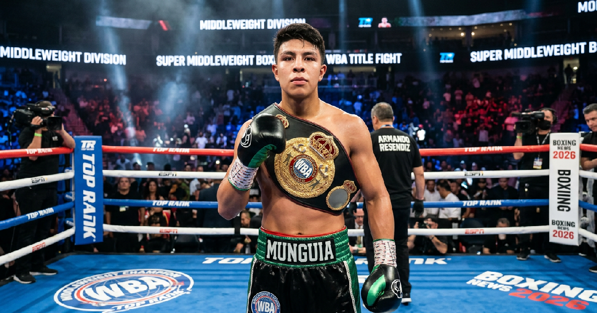 Munguia Weighs Middleweight Return Ahead of Super Middleweight Title Shot