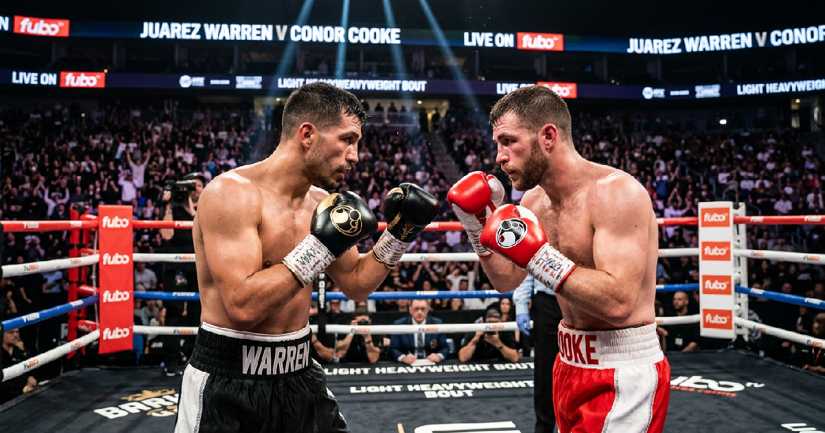 Jared Warren and Conor Cooke Clash in Light Heavyweight Bout on Fubo