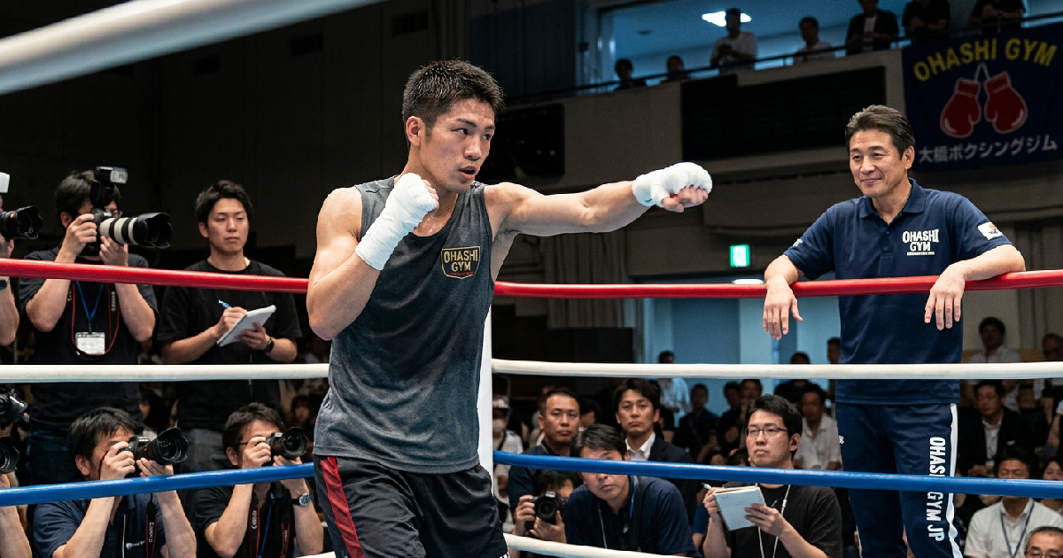 Hideyuki Ohashi Praises Junto Nakatani’s Composure in Public Workout