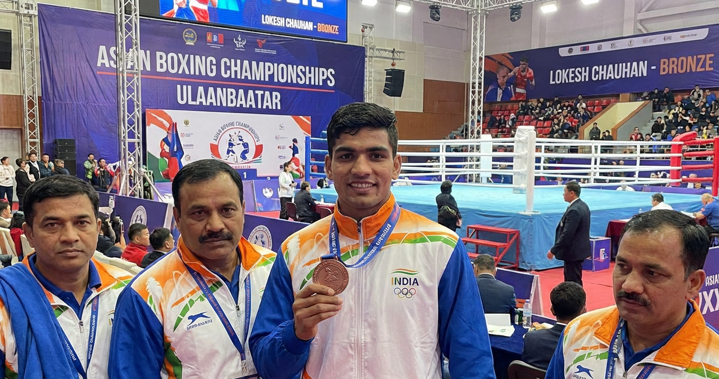 Lokesh Chauhan Secures Bronze in Continental Championship Success